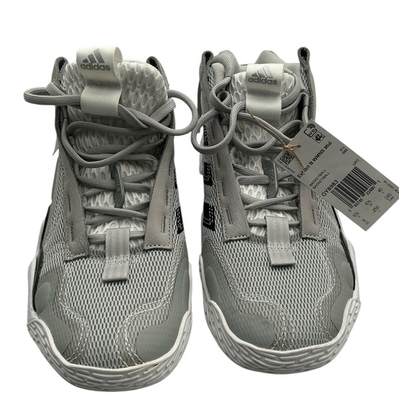 adidas Wmns Exhibit B‎ Mid 'Grey Black White' Women's Size 8 - Picture 2 of 8